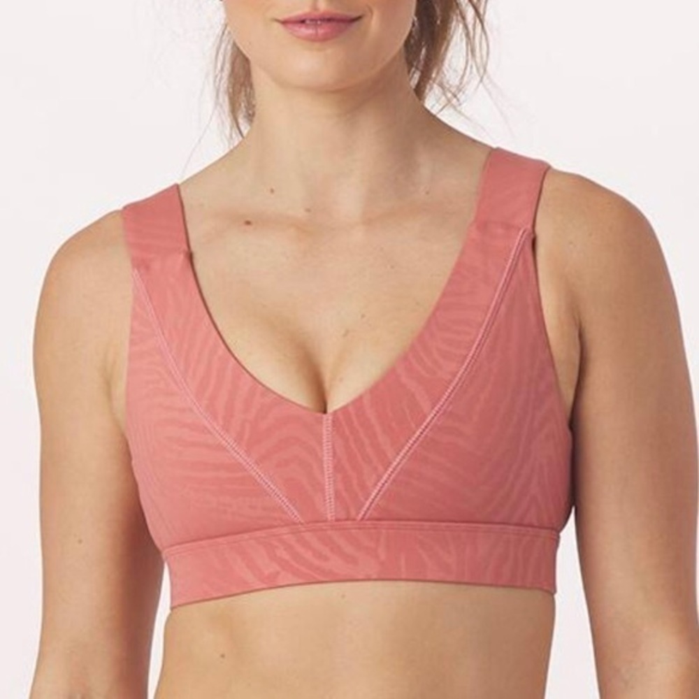 Glyder Tide Bra -‎ Clay Zebra Gloss, Size Small - Medium Support